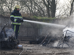 Melding 13.38 Prio 2 Buitenbrand Vuiloverslagplaats Lutkepost N358 Buitenpost